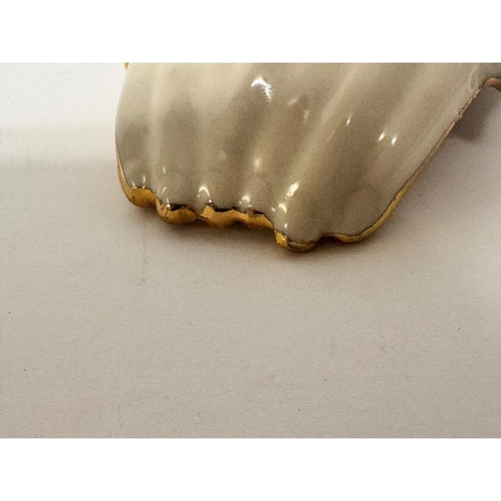 Vintage Weeping 22K Gold Hand Trinket Dish Catchall Mid‎ Century Decor